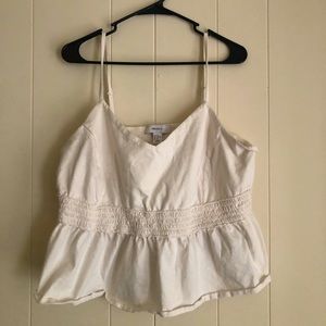 peplum crop top